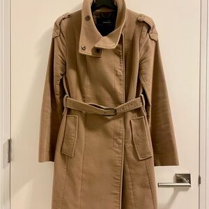 Mango Classic Brown Trench Coat